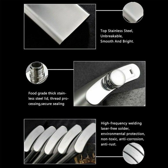 Hip Flask / Pocket Flask / Purse Flask / Liquor Flask 12oz - Picture 13 of 13